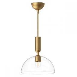 Pendul Jude ALM-JUDE-P-GD-CL, 1xE27, D30,5cm, metal auriu