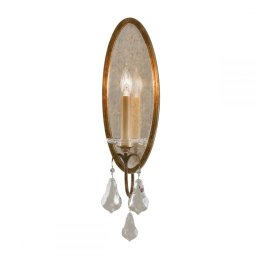 Aplică traditionala cristal Valentina, E14, 1x60W, bronz, H:48,1 cm, FE-VALENTINA1