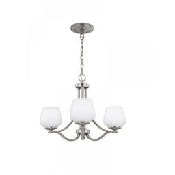 Candelabru tranzitional VINTNER, nichel, H:212cm, 3 becuri, FE-VINTNER3