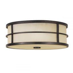 Plafonieră FUSION, bronz, H:12.4cm, 3 becuri, FE-FUSION-F