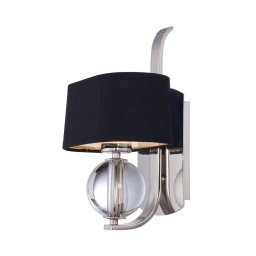 Aplică Uptown Gotham, argintiu, H:33 cm, QZ-GOTHAM1