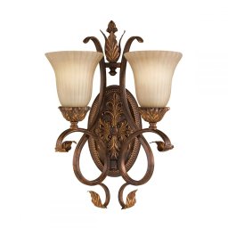 Aplică orientata în sus SONOMA VALLEY, ruginiu, H:49.5cm, 2 becuri, FE-SONOMAVALLEY2