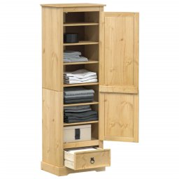 Sifonier Corona, 55x38x170 cm, lemn masiv de pin GartenMobel Dekor