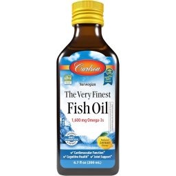 Ulei de Peste Salbatic pentru Inima, Creier si Articulatii - Carlson Labs, 200 ml - Lamaie