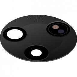 Geam Camera Spate Xiaomi Poco F7 Pro, Negru