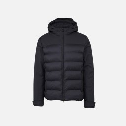 Black Men's Quilted Jacket Geox Sapienza - Mens