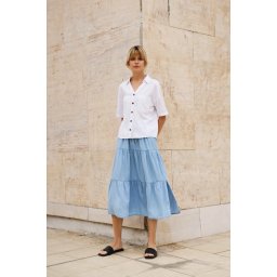 Marisse Women's Skirt L-Sc-4609 L.Blue