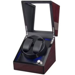 Watch winder digital pentru un ceas carcasă lemn
