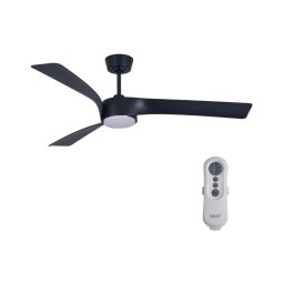 Ventilator LED dimabil Lucci air 213358 LINE 1xGX53/12W/230V negru + telecomandă