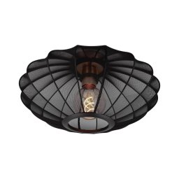 Plafonieră Lucide 03147/40/30 CORINA 1xE27/40W/230V d. 40 cm negru