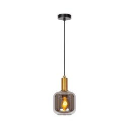 Lustră pe cablu Lucide 45494/16/65 JOANET 1xE27/40W/230V negru