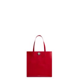 TED BAKER Geantă Rosenni Rose Detail Crinkle Large Tote 284038 red
