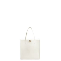 TED BAKER Geantă Rosenni Rose Detail Crinkle Large Tote 284038 ivory