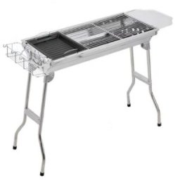 Gratar Inox Pliabil pentru Gradina, pe Lemne sau Carbuni