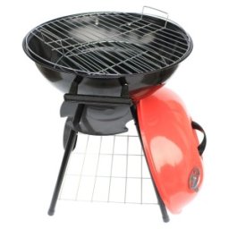 Set 2 x Gratar cu Capac Rotund, din Otel, pe Carbuni sau Lemne, pentru Gradina