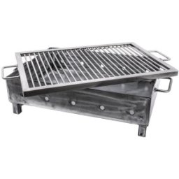 Gratar pe Carbuni, Metalic, Sita Inox, Dimensiune 50 x 35 mm