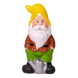 Set 2 x Decoratiune Gradina, Ceramica, Pitic, Inaltime 20 cm