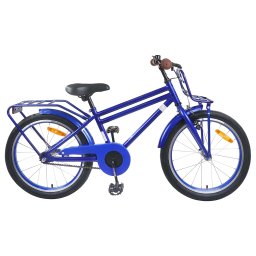 Bicicleta pentru Copii 18 Inci pentru 5-7 ani Albastru închis GartenMobel Dekor