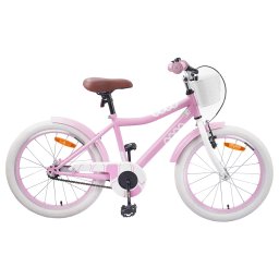 Bicicleta pentru Copii 18 Inci pentru 5-7 ani Roz deschis GartenMobel Dekor