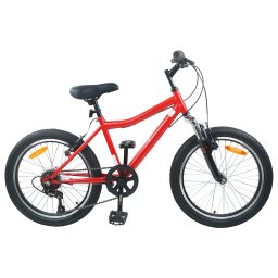 Bicicleta pentru Copii 24 Inci 6-Speed pentru 8-12 ani Rosu GartenMobel Dekor