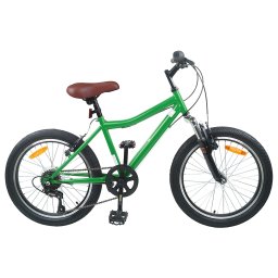 Bicicleta pentru Copii 20 Inci 6-Speed pentru 6-11 ani Verde GartenMobel Dekor