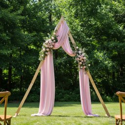 Arc de nunta Maro deschis 202 x 95 x 254 cm Lemn de pin masiv GartenMobel Dekor