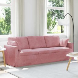 Canapea Roz 228 x 78 x 80 cm Catifea GartenMobel Dekor