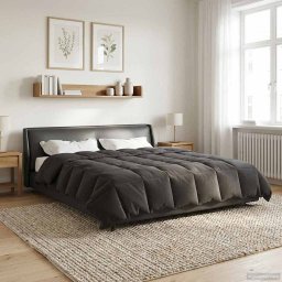 Pilota de vara Patos Antracit 200 x 200 cm Microfibra GartenMobel Dekor