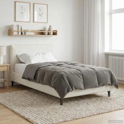 Pilota de vara Patos Gri deschis 140 x 220 cm Microfibra GartenMobel Dekor