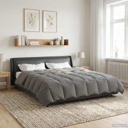 Pilota de vara Patos Gri deschis 200 x 220 cm Microfibra GartenMobel Dekor