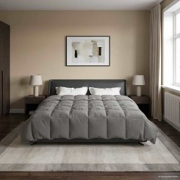 Pilota de vara Patos Gri deschis 220 x 240 cm Microfibra GartenMobel Dekor
