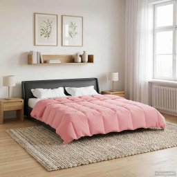 Pilota de vara Patos Roz 220 x 260 cm Microfibra GartenMobel Dekor