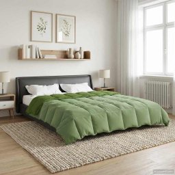 Pilota de vara Patos Verde 240 x 260 cm Microfibra GartenMobel Dekor