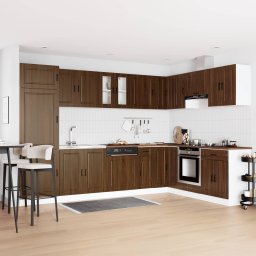 Dulap baza chiuveta cu usa Porto 2 pcs Maro Lemn compozit GartenMobel Dekor