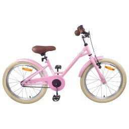 Bicicleta pentru Copii 18 Inci pentru 5-7 ani Roz deschis GartenMobel Dekor