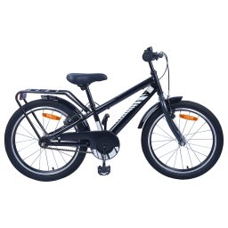 Bicicleta pentru Copii 18 Inci pentru 5-7 ani Negru GartenMobel Dekor