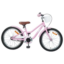 Bicicleta pentru Copii 18 Inci pentru 5-7 ani Roz deschis GartenMobel Dekor