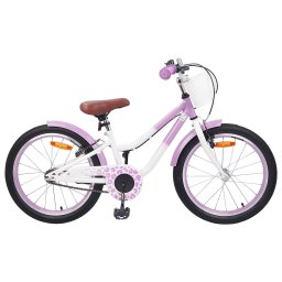 Bicicleta pentru Copii 18 Inci pentru 5-7 ani Violet GartenMobel Dekor