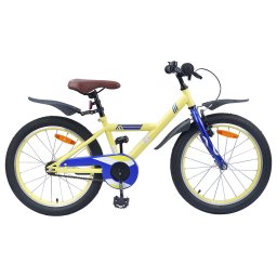 Bicicleta pentru Copii 18 Inci pentru 5-7 ani Galben GartenMobel Dekor