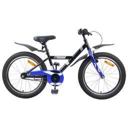 Bicicleta pentru Copii 18 Inci pentru 5-7 ani Negru GartenMobel Dekor