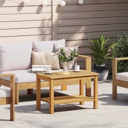 Masa laterala Ulei Natural 70 x 40 x 45 cm Lemn Solid de Acacia GartenMobel Dekor