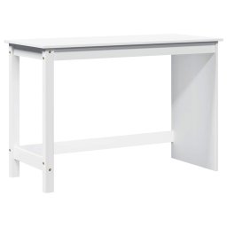 Birou Alb 112 x 50 x 75 cm Lemn de pin masiv GartenMobel Dekor