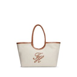TOMMY HILFIGER Plase de cumpărături bej deschis / maro coniac