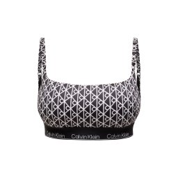 Calvin Klein Swimwear Sutien costum de baie negru / alb