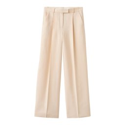 MANGO Pantaloni cu dungă 'Veronica' culoarea pielii