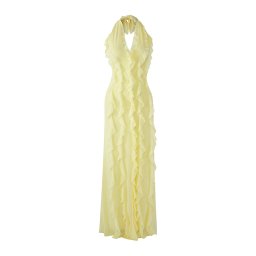 Trendyol Rochie de seară galben deschis