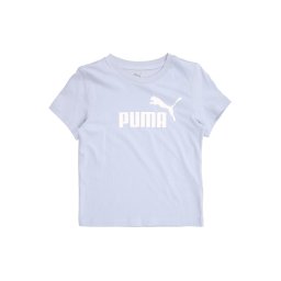 PUMA Tricou 'ESS No. 1' albastru deschis / alb