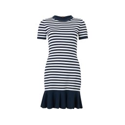 MICHAEL Michael Kors Rochie tricotat bleumarin / alb