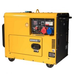KOMPAK K8000SE-T Generator de curent diesel , putere maxima 7,9 kVA , 400 V, carcasa insonorizata , AVR , pornire electrica
