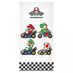 Prosop de baie cu model Mario Kart din Super Mario - 70 x 140 cm
